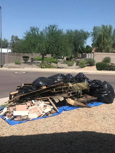 Curbside and driveway junk pickup